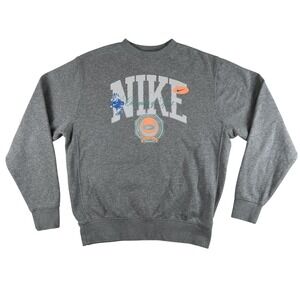 Nike Sweatshirt Womens Small Fleece Crewneck Champions Of Sport Graphic Retro